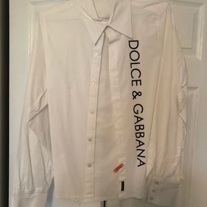 Dolce and Gabbana men’s button down shirt